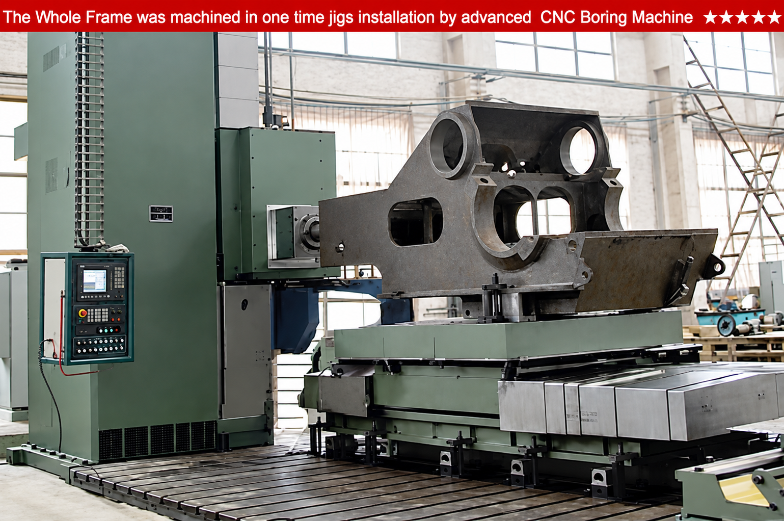 تشغيل إطار مضخة طين بتقنية CNC